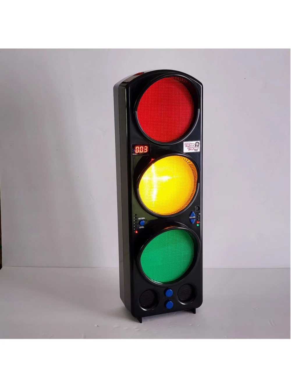 The Original Yacker Tracker Noise Level Monitor Sound Machine Traffic Light + 9V